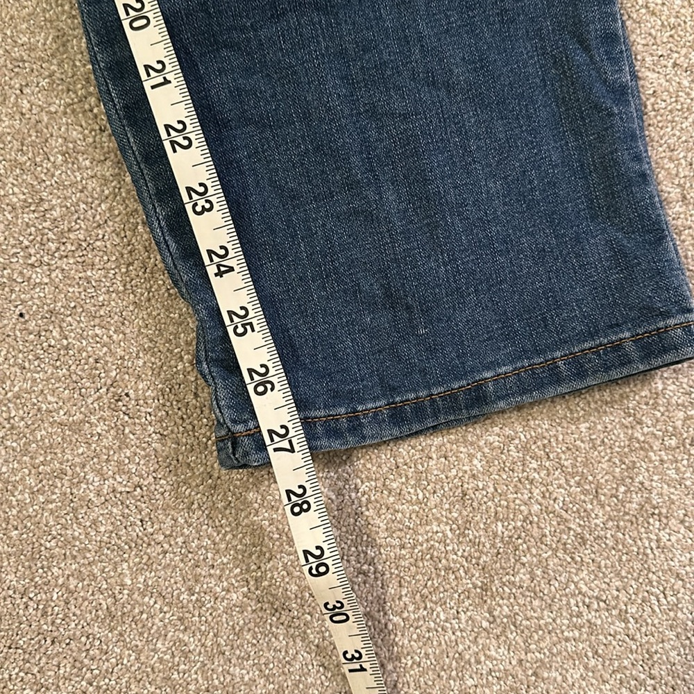Lee Mid-Rise Straight Leg Jeans, size 24W petite, good used condition - Picture 4 of 9